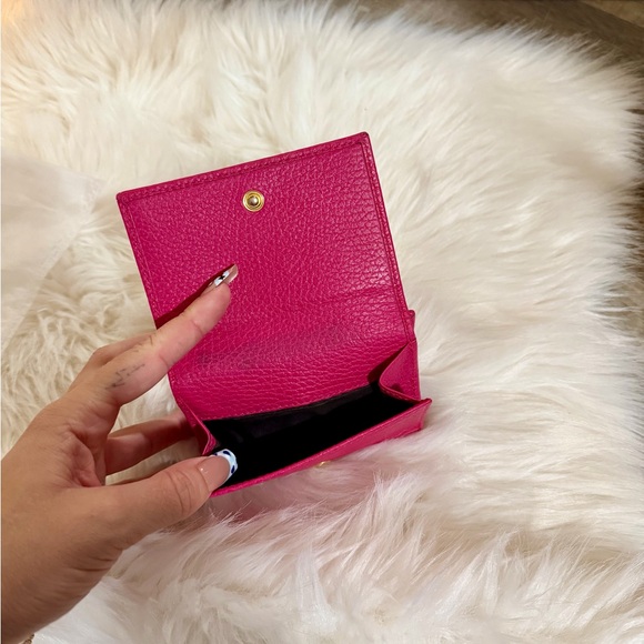 Gucci Fuchsia Leather Card Holder - Picture 3 of 6